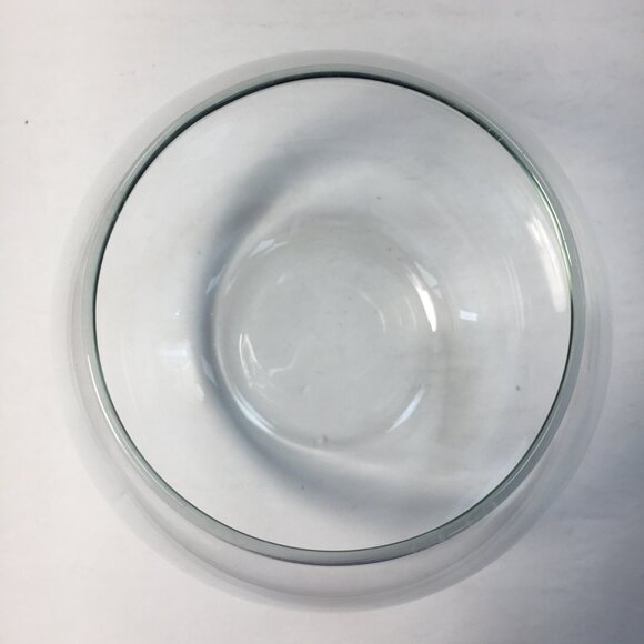 Clear Glass Bubble Bubble Ball Fish Bowl Vase 4" Opening Diameter - Picture 2 of 5